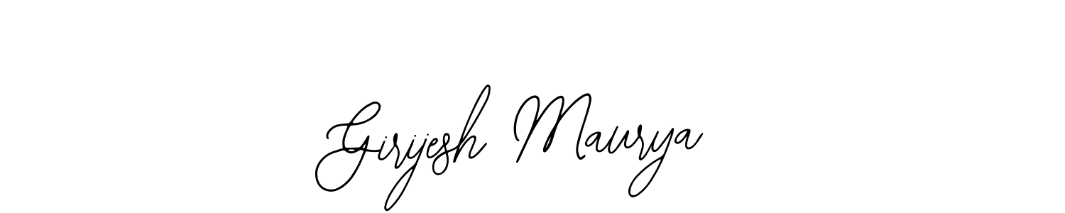 It looks lik you need a new signature style for name Girijesh Maurya. Design unique handwritten (Bearetta-2O07w) signature with our free signature maker in just a few clicks. Girijesh Maurya signature style 12 images and pictures png