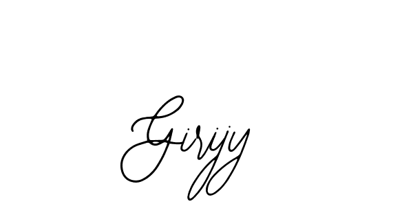 The best way (Bearetta-2O07w) to make a short signature is to pick only two or three words in your name. The name Girijy include a total of six letters. For converting this name. Girijy signature style 12 images and pictures png