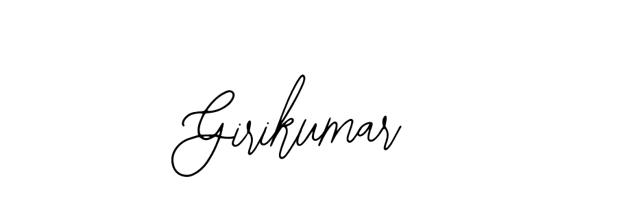 How to make Girikumar name signature. Use Bearetta-2O07w style for creating short signs online. This is the latest handwritten sign. Girikumar signature style 12 images and pictures png