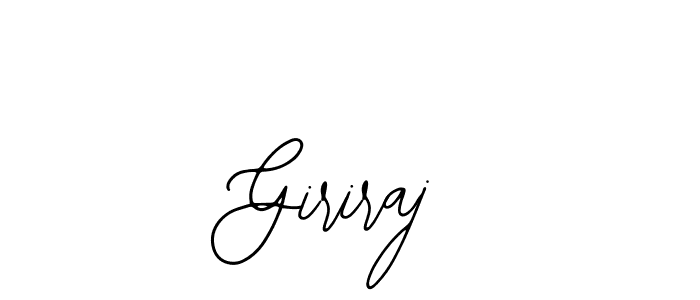 How to make Giriraj name signature. Use Bearetta-2O07w style for creating short signs online. This is the latest handwritten sign. Giriraj signature style 12 images and pictures png