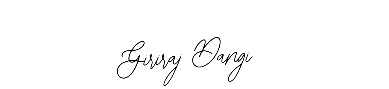 Similarly Bearetta-2O07w is the best handwritten signature design. Signature creator online .You can use it as an online autograph creator for name Giriraj Dangi. Giriraj Dangi signature style 12 images and pictures png