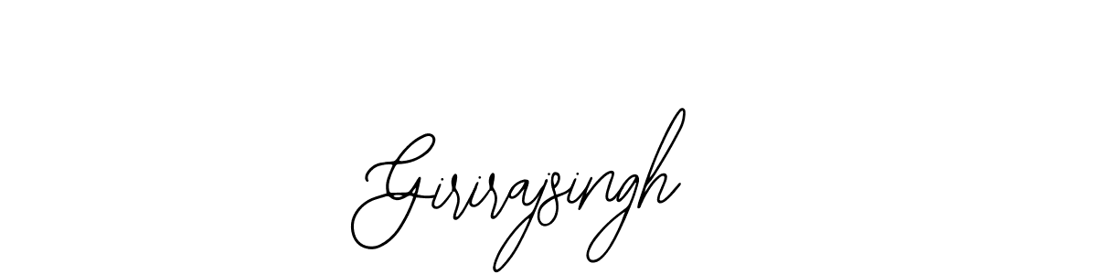 How to make Girirajsingh name signature. Use Bearetta-2O07w style for creating short signs online. This is the latest handwritten sign. Girirajsingh signature style 12 images and pictures png