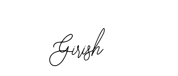 Girish  stylish signature style. Best Handwritten Sign (Bearetta-2O07w) for my name. Handwritten Signature Collection Ideas for my name Girish . Girish  signature style 12 images and pictures png