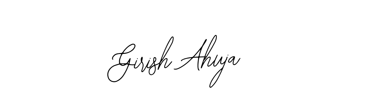 It looks lik you need a new signature style for name Girish Ahuja. Design unique handwritten (Bearetta-2O07w) signature with our free signature maker in just a few clicks. Girish Ahuja signature style 12 images and pictures png