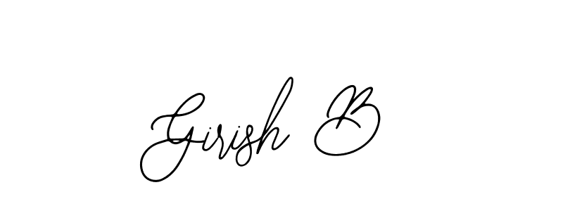 How to Draw Girish B signature style? Bearetta-2O07w is a latest design signature styles for name Girish B. Girish B signature style 12 images and pictures png