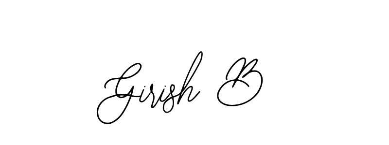 How to Draw Girish B signature style? Bearetta-2O07w is a latest design signature styles for name Girish B. Girish B signature style 12 images and pictures png