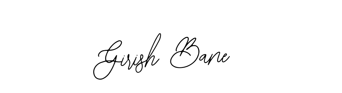 Make a beautiful signature design for name Girish Bane. Use this online signature maker to create a handwritten signature for free. Girish Bane signature style 12 images and pictures png