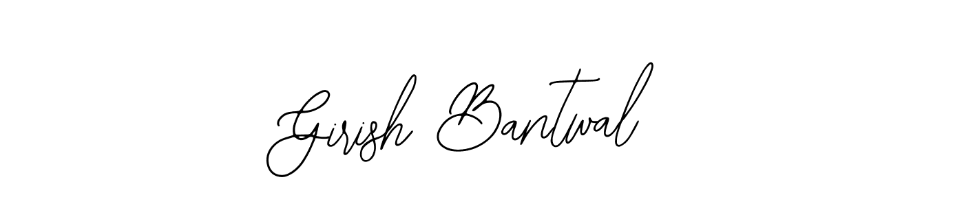 Make a beautiful signature design for name Girish Bantwal. Use this online signature maker to create a handwritten signature for free. Girish Bantwal signature style 12 images and pictures png