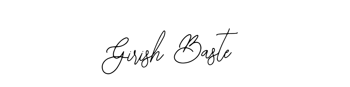 if you are searching for the best signature style for your name Girish Baste. so please give up your signature search. here we have designed multiple signature styles  using Bearetta-2O07w. Girish Baste signature style 12 images and pictures png