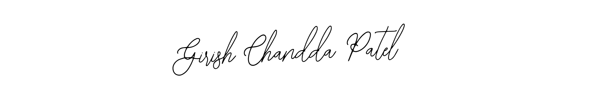 Also You can easily find your signature by using the search form. We will create Girish Chandda Patel name handwritten signature images for you free of cost using Bearetta-2O07w sign style. Girish Chandda Patel signature style 12 images and pictures png