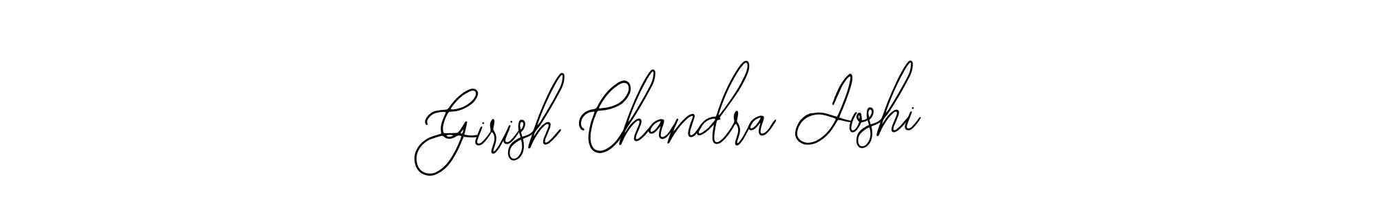 Girish Chandra Joshi stylish signature style. Best Handwritten Sign (Bearetta-2O07w) for my name. Handwritten Signature Collection Ideas for my name Girish Chandra Joshi. Girish Chandra Joshi signature style 12 images and pictures png