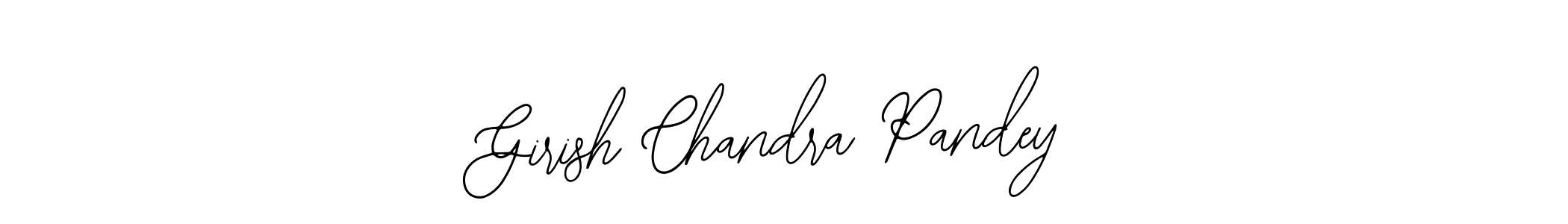 Bearetta-2O07w is a professional signature style that is perfect for those who want to add a touch of class to their signature. It is also a great choice for those who want to make their signature more unique. Get Girish Chandra Pandey name to fancy signature for free. Girish Chandra Pandey signature style 12 images and pictures png