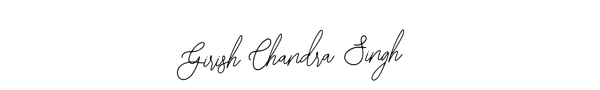 Make a beautiful signature design for name Girish Chandra Singh. Use this online signature maker to create a handwritten signature for free. Girish Chandra Singh signature style 12 images and pictures png