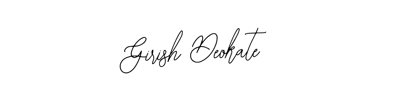 if you are searching for the best signature style for your name Girish Deokate. so please give up your signature search. here we have designed multiple signature styles  using Bearetta-2O07w. Girish Deokate signature style 12 images and pictures png