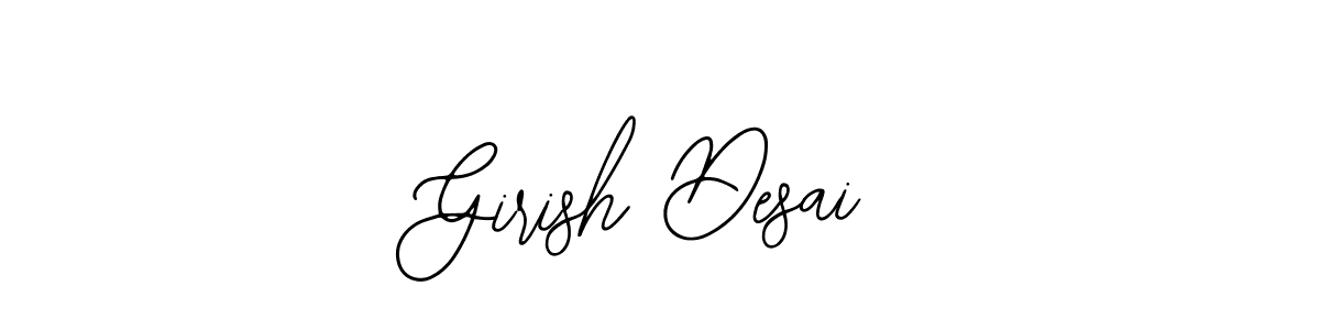 Bearetta-2O07w is a professional signature style that is perfect for those who want to add a touch of class to their signature. It is also a great choice for those who want to make their signature more unique. Get Girish Desai name to fancy signature for free. Girish Desai signature style 12 images and pictures png