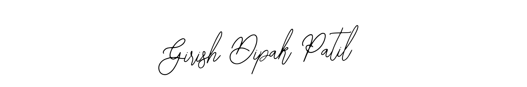 Girish Dipak Patil stylish signature style. Best Handwritten Sign (Bearetta-2O07w) for my name. Handwritten Signature Collection Ideas for my name Girish Dipak Patil. Girish Dipak Patil signature style 12 images and pictures png