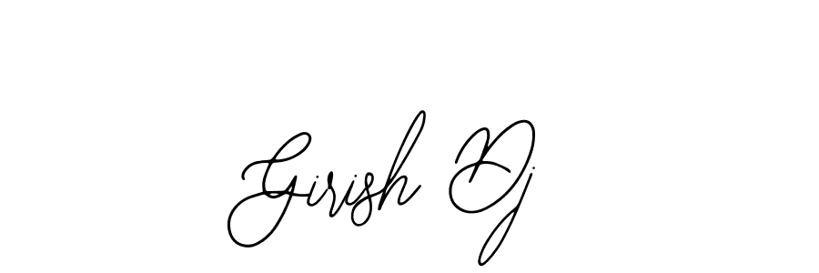 Design your own signature with our free online signature maker. With this signature software, you can create a handwritten (Bearetta-2O07w) signature for name Girish Dj. Girish Dj signature style 12 images and pictures png