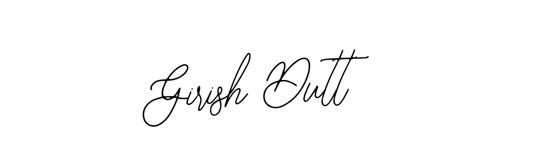 Use a signature maker to create a handwritten signature online. With this signature software, you can design (Bearetta-2O07w) your own signature for name Girish Dutt. Girish Dutt signature style 12 images and pictures png