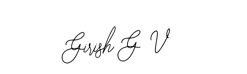 Make a beautiful signature design for name Girish G V. Use this online signature maker to create a handwritten signature for free. Girish G V signature style 12 images and pictures png