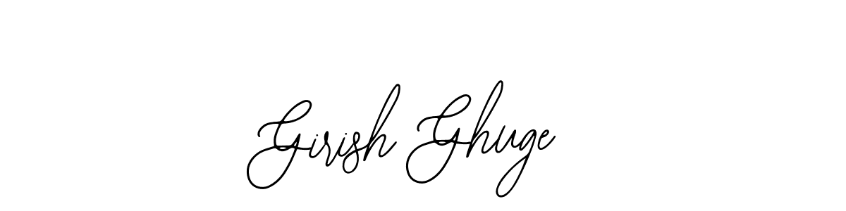 Use a signature maker to create a handwritten signature online. With this signature software, you can design (Bearetta-2O07w) your own signature for name Girish Ghuge. Girish Ghuge signature style 12 images and pictures png