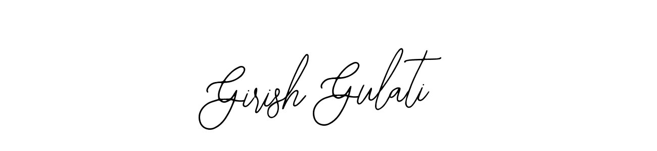 Also we have Girish Gulati name is the best signature style. Create professional handwritten signature collection using Bearetta-2O07w autograph style. Girish Gulati signature style 12 images and pictures png
