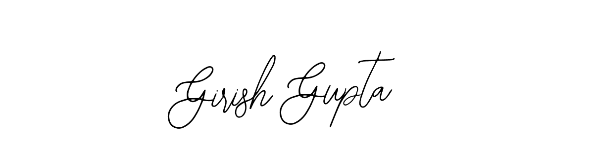 Design your own signature with our free online signature maker. With this signature software, you can create a handwritten (Bearetta-2O07w) signature for name Girish Gupta. Girish Gupta signature style 12 images and pictures png