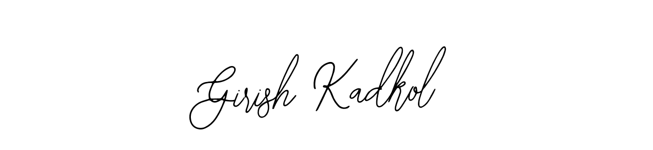 Also we have Girish Kadkol name is the best signature style. Create professional handwritten signature collection using Bearetta-2O07w autograph style. Girish Kadkol signature style 12 images and pictures png