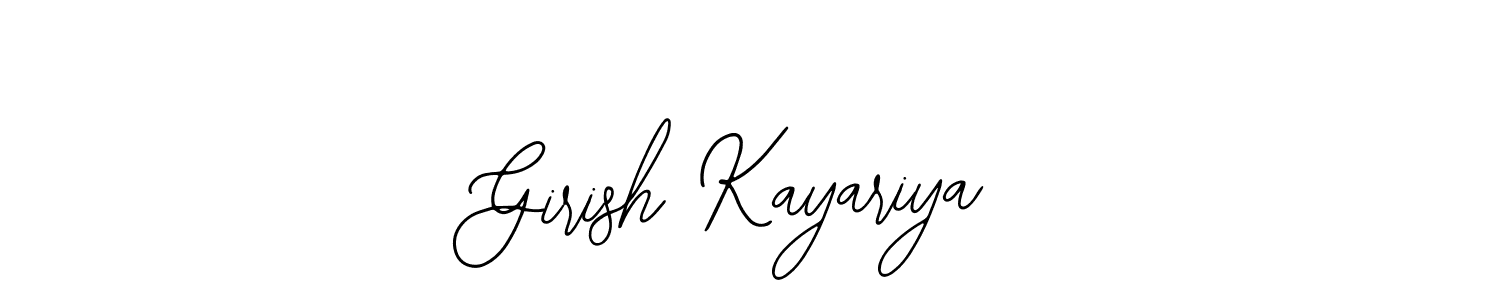 The best way (Bearetta-2O07w) to make a short signature is to pick only two or three words in your name. The name Girish Kayariya include a total of six letters. For converting this name. Girish Kayariya signature style 12 images and pictures png