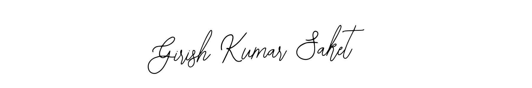 Girish Kumar Saket stylish signature style. Best Handwritten Sign (Bearetta-2O07w) for my name. Handwritten Signature Collection Ideas for my name Girish Kumar Saket. Girish Kumar Saket signature style 12 images and pictures png