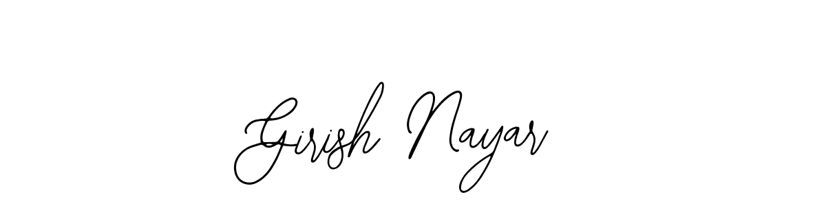 Girish Nayar stylish signature style. Best Handwritten Sign (Bearetta-2O07w) for my name. Handwritten Signature Collection Ideas for my name Girish Nayar. Girish Nayar signature style 12 images and pictures png