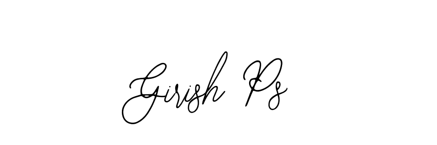 This is the best signature style for the Girish Ps name. Also you like these signature font (Bearetta-2O07w). Mix name signature. Girish Ps signature style 12 images and pictures png
