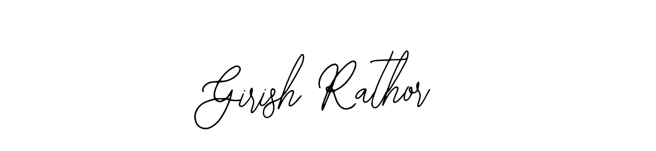 Use a signature maker to create a handwritten signature online. With this signature software, you can design (Bearetta-2O07w) your own signature for name Girish Rathor. Girish Rathor signature style 12 images and pictures png