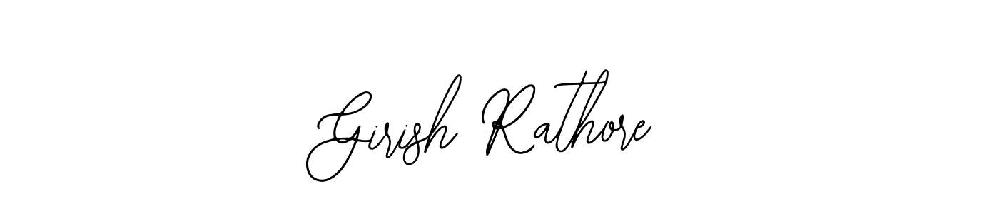 How to make Girish Rathore name signature. Use Bearetta-2O07w style for creating short signs online. This is the latest handwritten sign. Girish Rathore signature style 12 images and pictures png