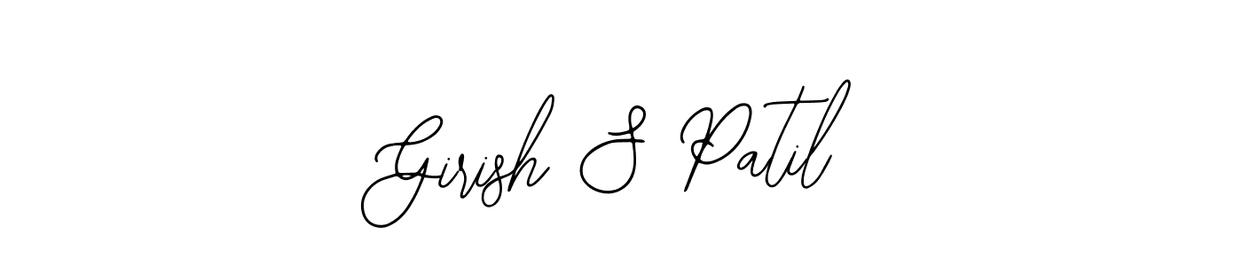 Similarly Bearetta-2O07w is the best handwritten signature design. Signature creator online .You can use it as an online autograph creator for name Girish S Patil. Girish S Patil signature style 12 images and pictures png