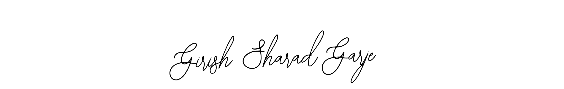 Girish Sharad Garje stylish signature style. Best Handwritten Sign (Bearetta-2O07w) for my name. Handwritten Signature Collection Ideas for my name Girish Sharad Garje. Girish Sharad Garje signature style 12 images and pictures png