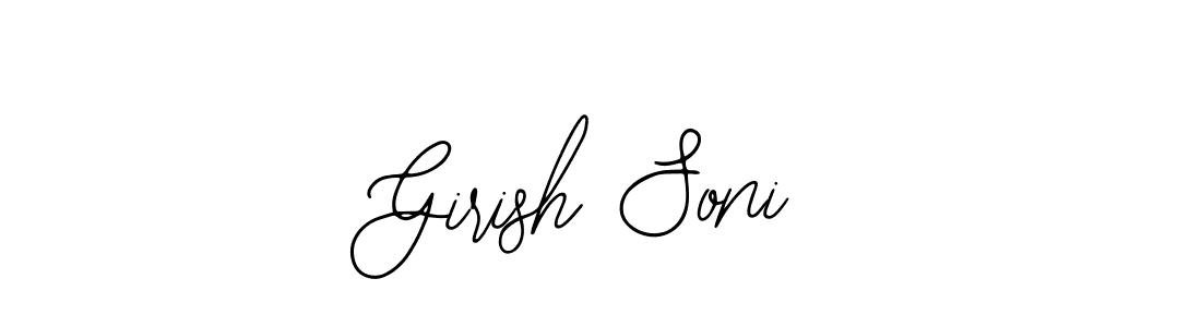 Make a beautiful signature design for name Girish Soni. Use this online signature maker to create a handwritten signature for free. Girish Soni signature style 12 images and pictures png