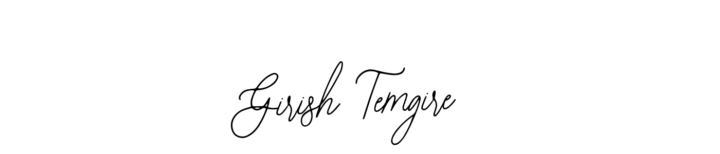How to make Girish Temgire name signature. Use Bearetta-2O07w style for creating short signs online. This is the latest handwritten sign. Girish Temgire signature style 12 images and pictures png