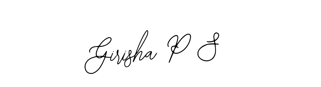 Best and Professional Signature Style for Girisha P S. Bearetta-2O07w Best Signature Style Collection. Girisha P S signature style 12 images and pictures png