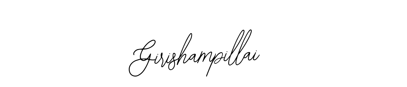 How to make Girishampillai name signature. Use Bearetta-2O07w style for creating short signs online. This is the latest handwritten sign. Girishampillai signature style 12 images and pictures png