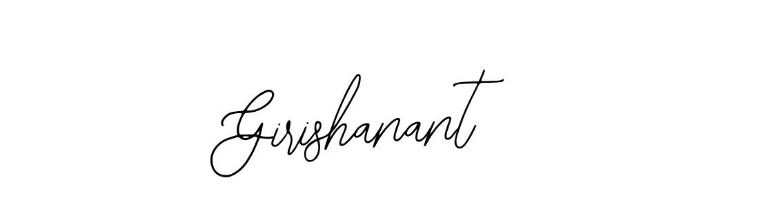 Girishanant stylish signature style. Best Handwritten Sign (Bearetta-2O07w) for my name. Handwritten Signature Collection Ideas for my name Girishanant. Girishanant signature style 12 images and pictures png