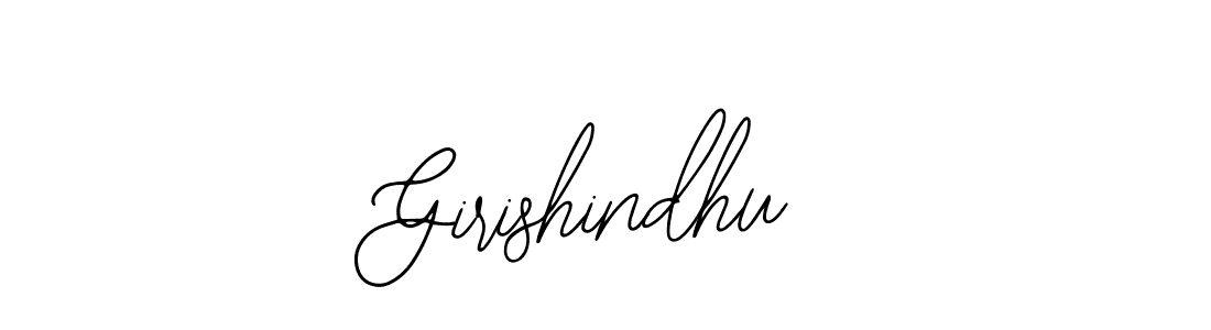 How to make Girishindhu name signature. Use Bearetta-2O07w style for creating short signs online. This is the latest handwritten sign. Girishindhu signature style 12 images and pictures png