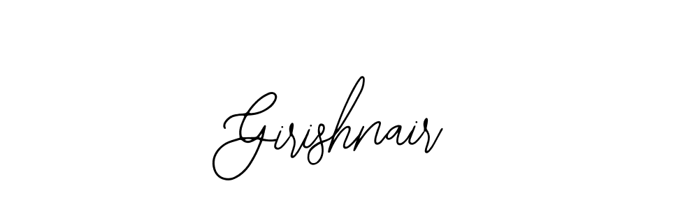 Also we have Girishnair name is the best signature style. Create professional handwritten signature collection using Bearetta-2O07w autograph style. Girishnair signature style 12 images and pictures png