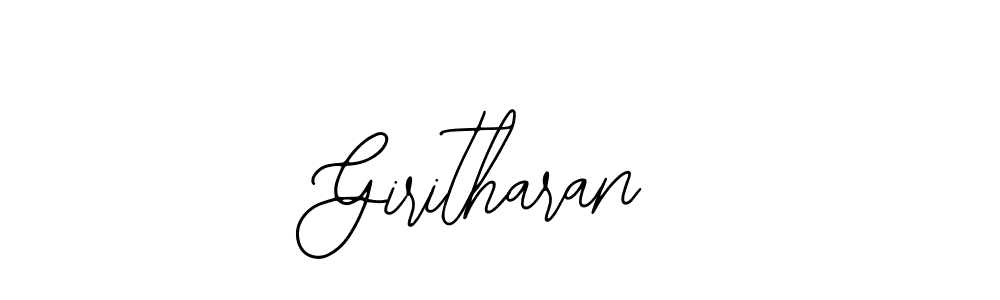 The best way (Bearetta-2O07w) to make a short signature is to pick only two or three words in your name. The name Giritharan include a total of six letters. For converting this name. Giritharan signature style 12 images and pictures png