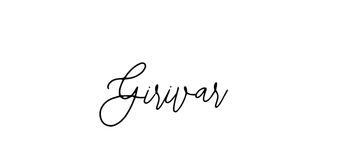 Also we have Girivar name is the best signature style. Create professional handwritten signature collection using Bearetta-2O07w autograph style. Girivar signature style 12 images and pictures png