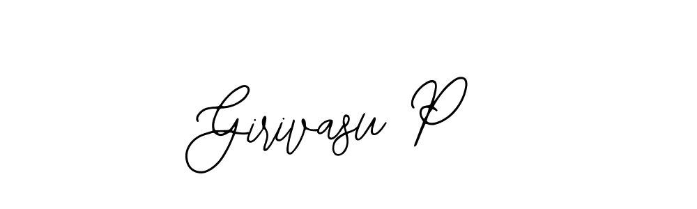 You can use this online signature creator to create a handwritten signature for the name Girivasu P. This is the best online autograph maker. Girivasu P signature style 12 images and pictures png