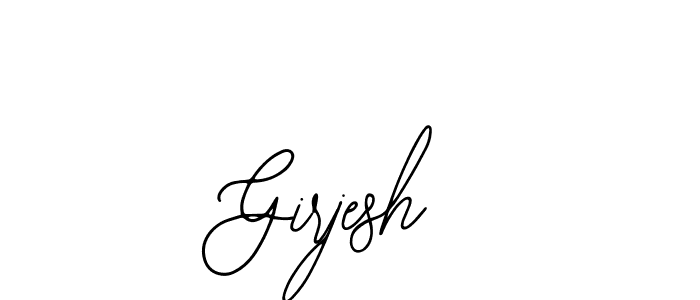 Girjesh stylish signature style. Best Handwritten Sign (Bearetta-2O07w) for my name. Handwritten Signature Collection Ideas for my name Girjesh. Girjesh signature style 12 images and pictures png