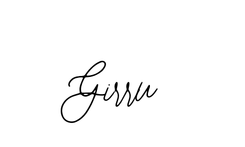 How to make Girru name signature. Use Bearetta-2O07w style for creating short signs online. This is the latest handwritten sign. Girru signature style 12 images and pictures png