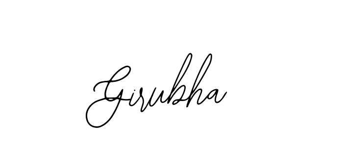 Girubha stylish signature style. Best Handwritten Sign (Bearetta-2O07w) for my name. Handwritten Signature Collection Ideas for my name Girubha. Girubha signature style 12 images and pictures png