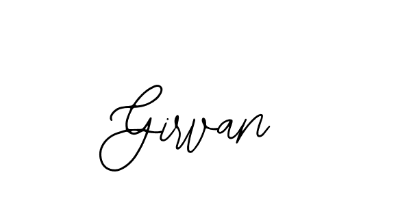 Make a beautiful signature design for name Girvan. With this signature (Bearetta-2O07w) style, you can create a handwritten signature for free. Girvan signature style 12 images and pictures png