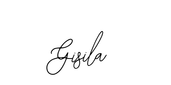 How to make Gisila name signature. Use Bearetta-2O07w style for creating short signs online. This is the latest handwritten sign. Gisila signature style 12 images and pictures png